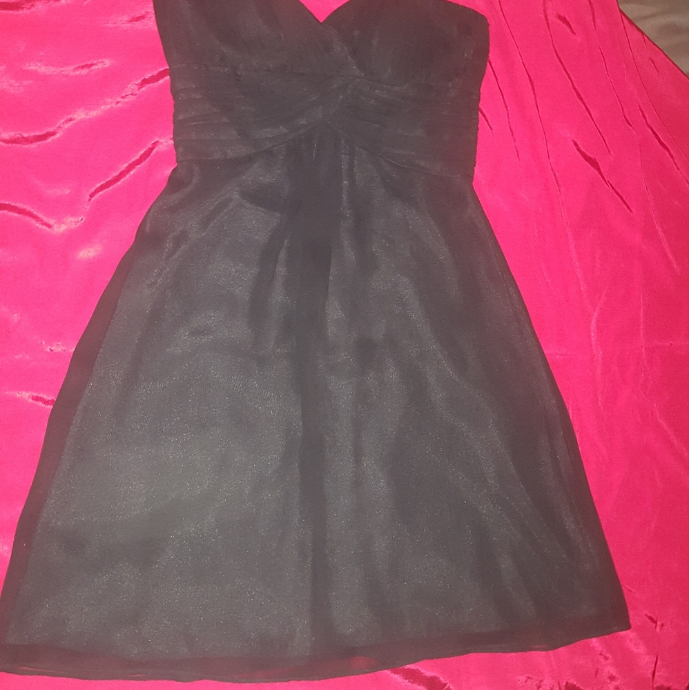 Black Strapless Dress